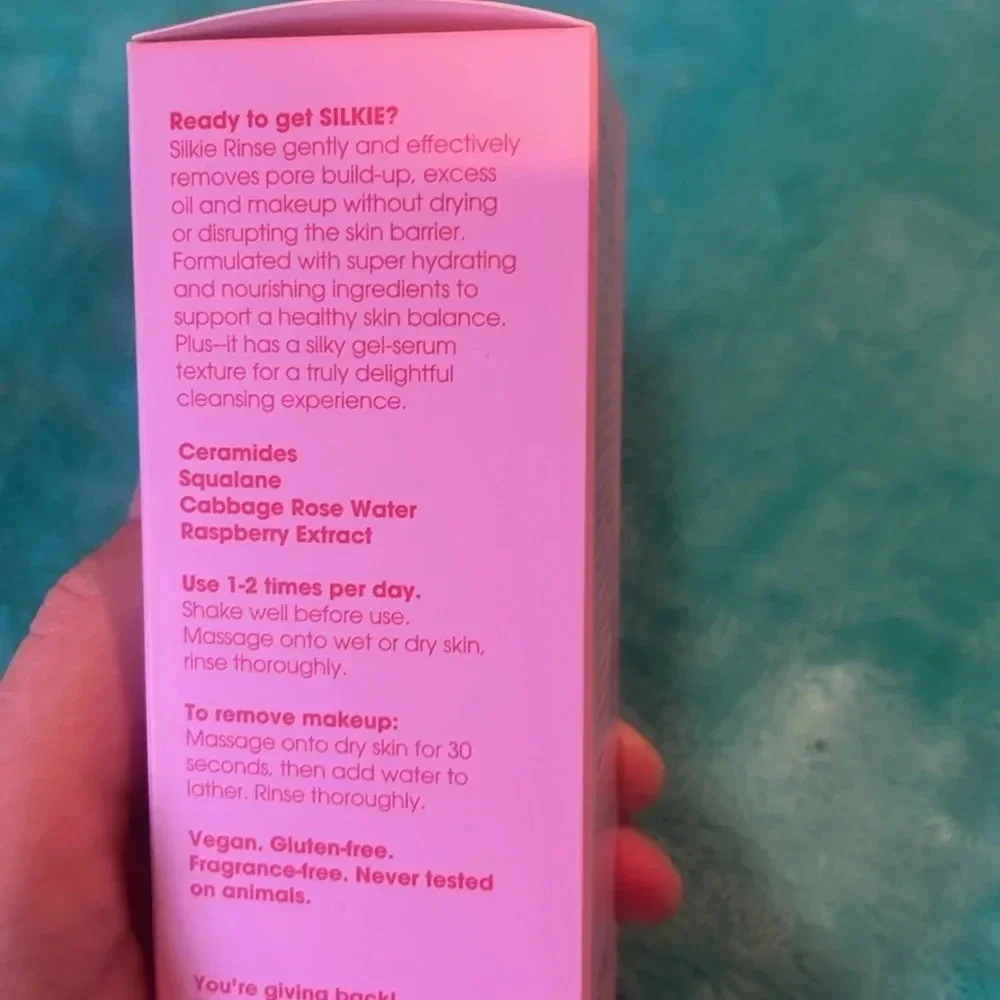 Kiramoon silkie rinse gentle hydtrating facial cleanser 6 oz/ 180 ml
